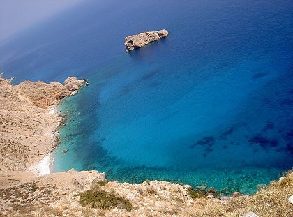 Bucht vor Kloster Chosovitissa/Amorgos