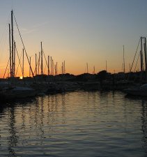 Sunset im Hafen