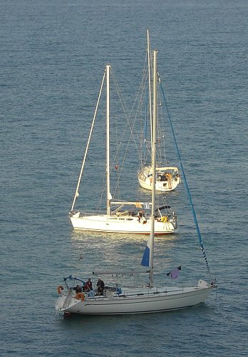 Unsere Flotte vor Kap Anmur