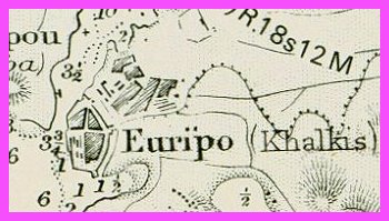 Die Meerenge von Chalkis